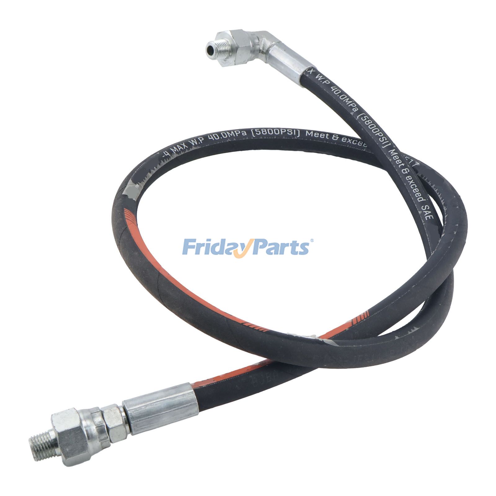 1/4" オス NPT 45" 油圧ホース 21856 21856C マイヤー スノープラウ用