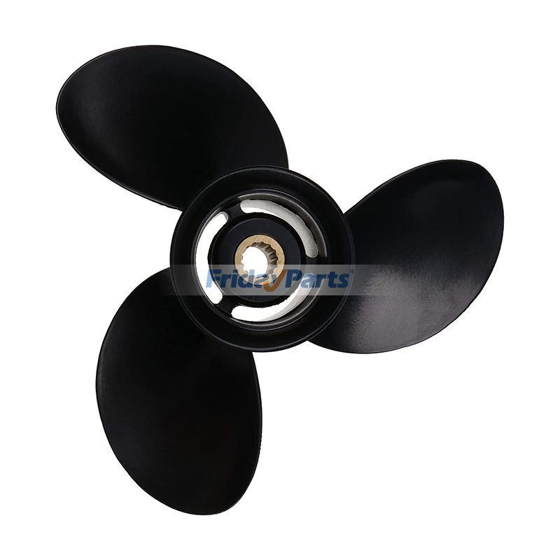 FridayParts 1/4 x 9 RH 3 Blade Propeller/ r 4 Stroke Boat Motors