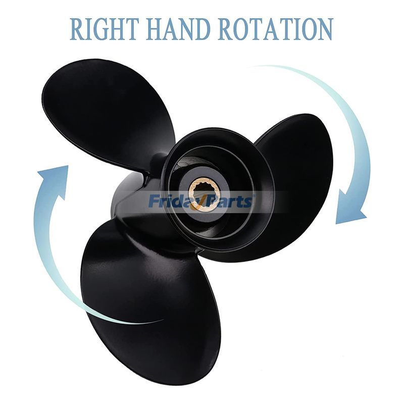 1/4 x 9 RH 3 Blade Propeller/ r 4 Stroke Boat Motors in Stock in China
