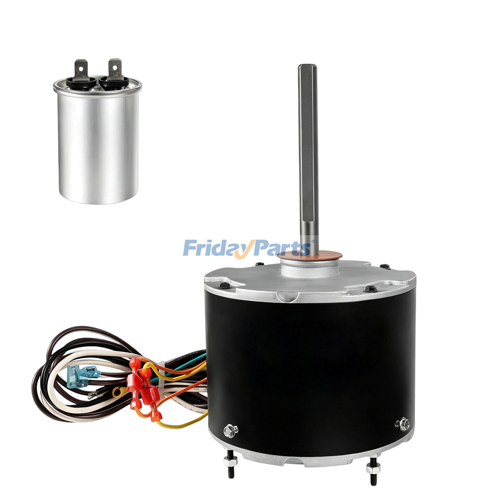 1/4HP 208-230V 1075RPM Condenser Fan Motor Replacement for FSE1026SV1 WG840728 D7909 W51-14CJA1-02