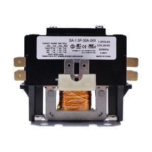 1.5Pole 25Amp 30Amp 24V AC SA-1.5P-30A-24V Coil Definite Purpose Air ...