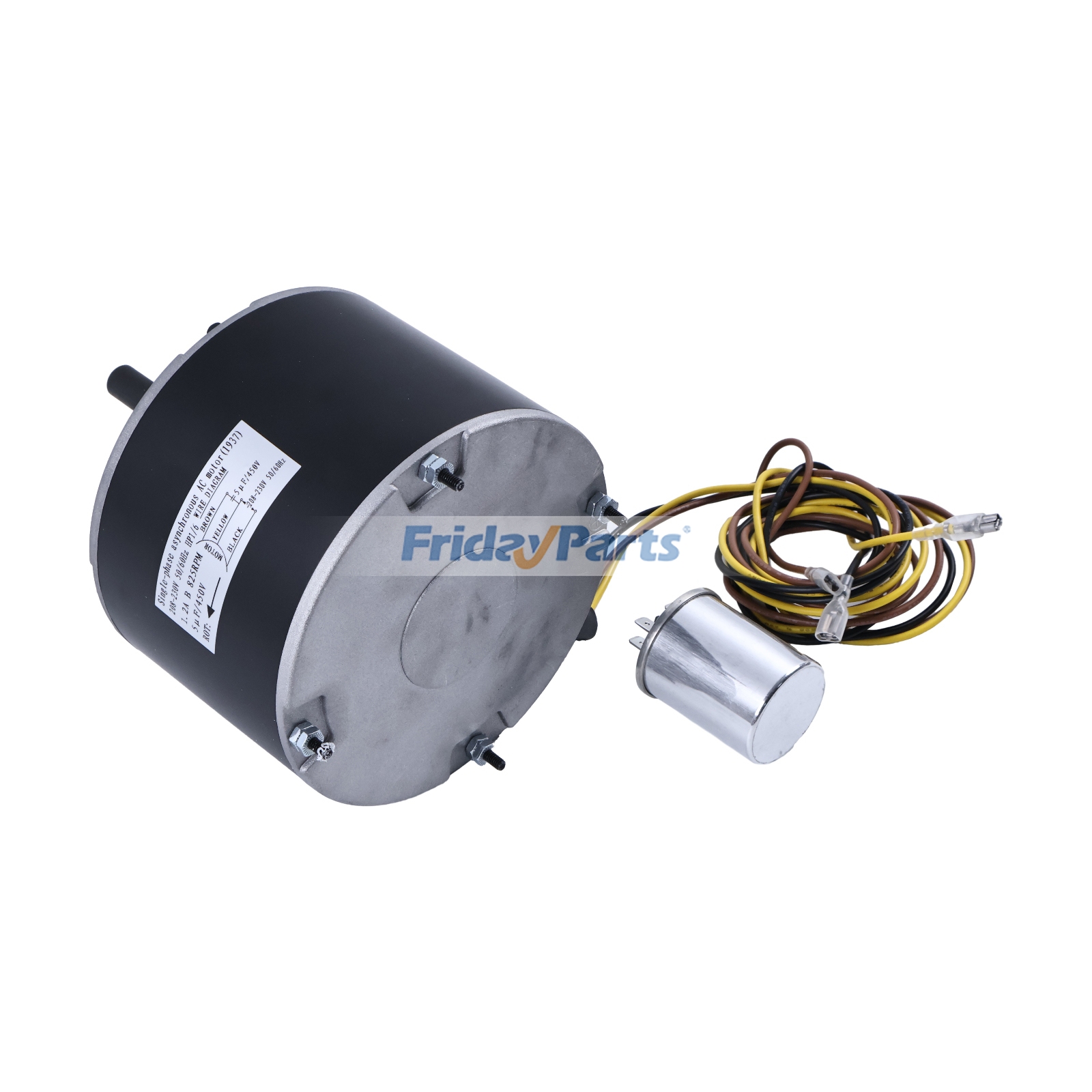 Motor de ventilador de condensador de 1/6 HP, 825 RPM, 200-230 voltios, MOT18687 X70370246010 para unidad condensadora de refrigeración. Para OTRA MARCA