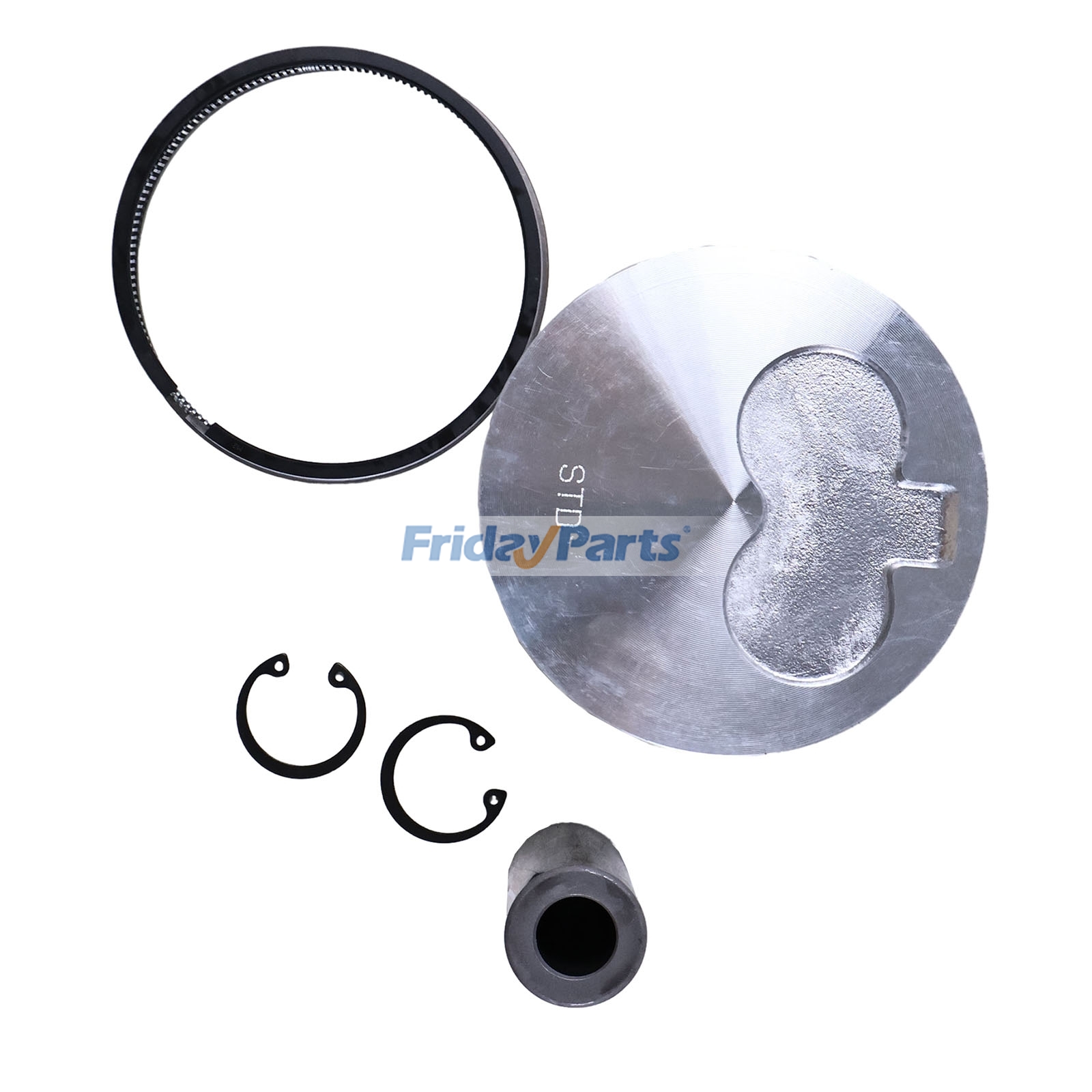 Kit de pistón de 1 cilindro SBA115017560 para tractor con motor New Holland TC25, TC25D, TC29, TC29D, TC33, TC33D, CASE D25, D29, D33, DX25, DX29, DX33 de FridayParts
