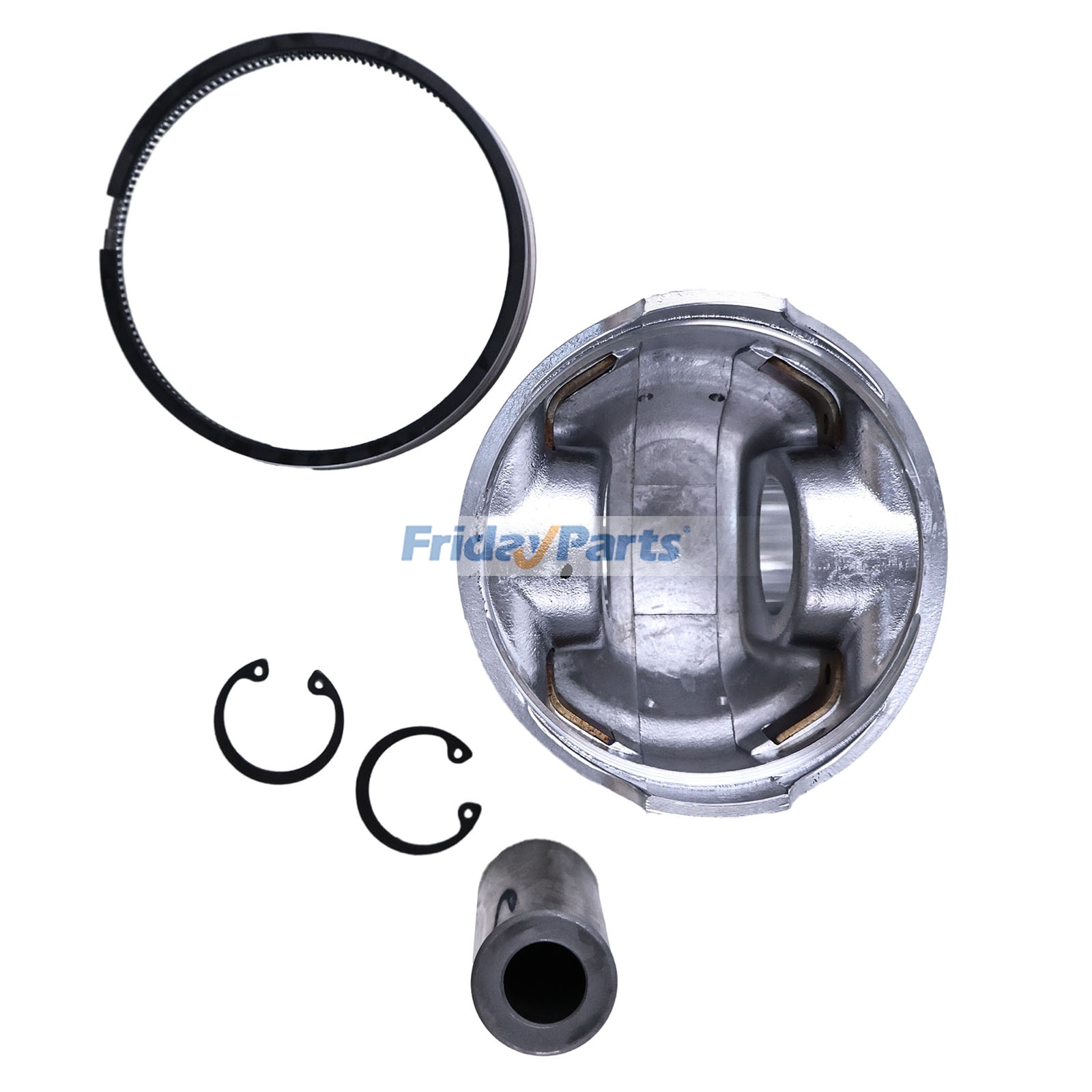 Kit de pistón de 1 cilindro SBA115017560 para tractor con motor New Holland TC25, TC25D, TC29, TC29D, TC33, TC33D, CASE D25, D29, D33, DX25, DX29, DX33