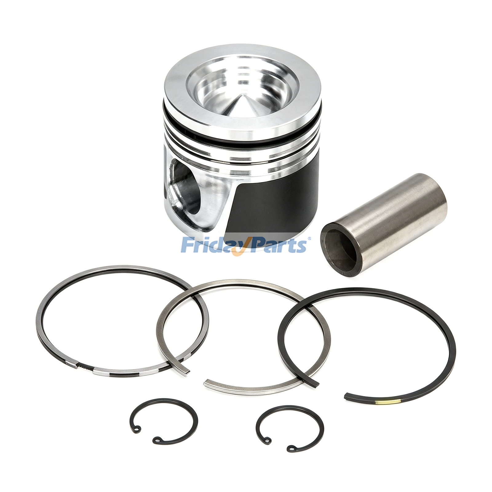 1 Cylinder Piston Kit with Ring 87616297 8094846 for New Holland Engine F4DE9684B J112 Tractor T1804 T2104 T2304 T7030 T7040 T7070 MAGNUM 190