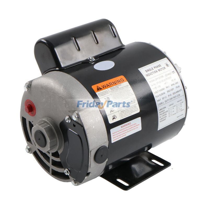 Motor eléctrico de 1 HP, 3450 RPM, 115/230 V, eje de 1,88" para compresor de aire