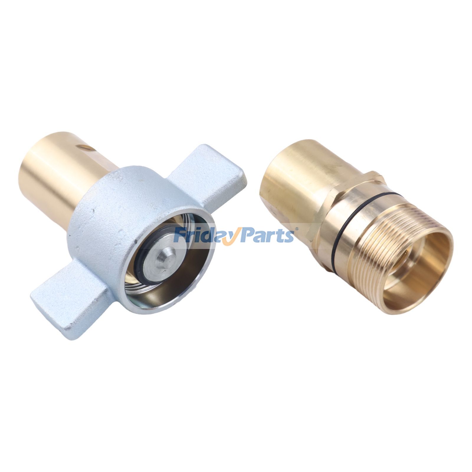 1インチ NPT ウェットライン ウィングナット 油圧クイックディスコネクトカプ​​ラ カップリングセット 4100-16N