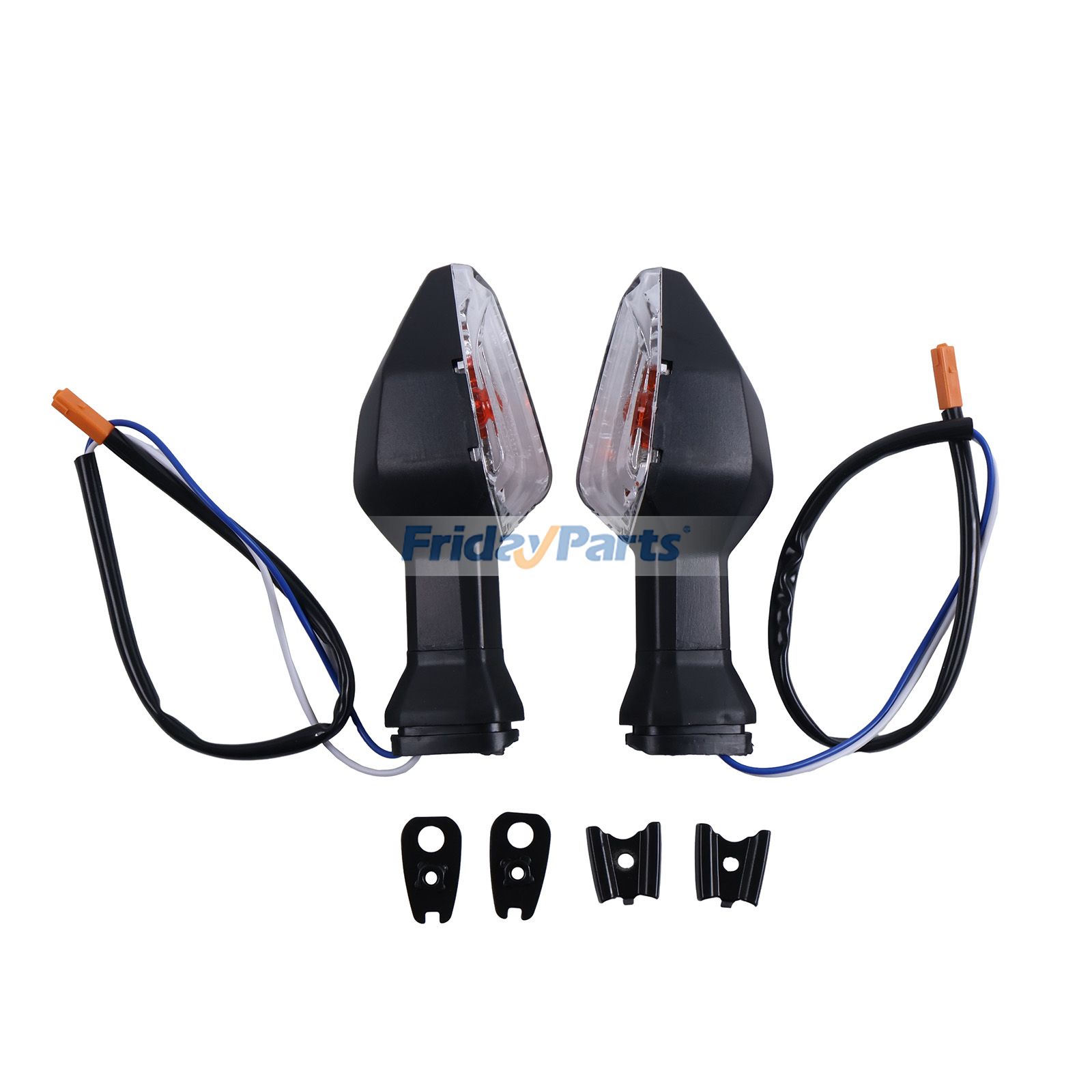 1 paire de clignotants avant gauche droit 12 V 1,5 A 23037-0537 23037-0538 pour moto Kawasaki Ninja 400 2018-2023