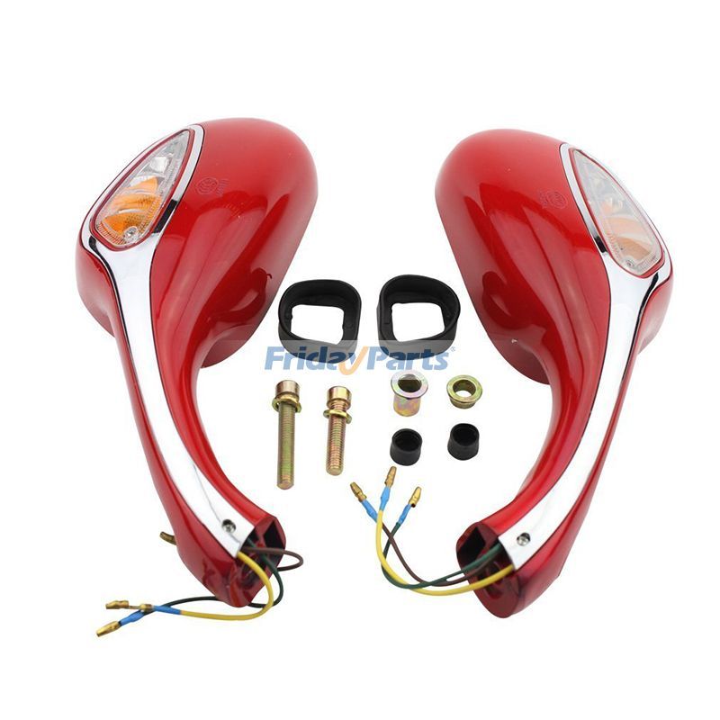 50cc 70cc 90cc 110cc 125cc 150cc 250cc スクーター モペット オートバイ用 8mm バックミラー 1組