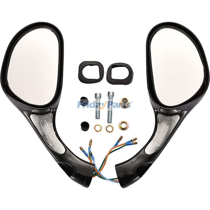 他ブランド用50cc 70cc 90cc 110cc 125cc 150cc 250cc スクーター モペット用 8mm バックミラー 1組