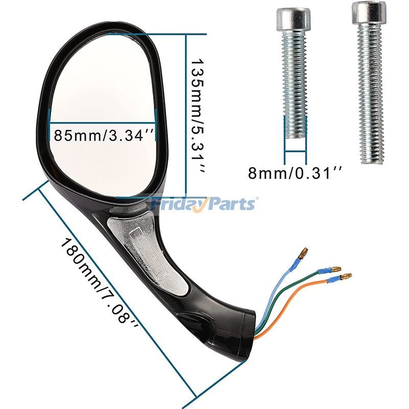 Set 2 guarnizioni di scarico guarnizioni con dadi per GY6 50cc 70cc Set 2 guarnizioni di scarico guarnizioni con dadi per GY6 50cc 70cc