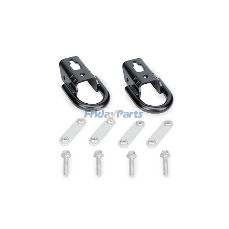 1 paire de crochets de remorquage avant noirs M-18954-F15B pour Ford F-150 2015-2024