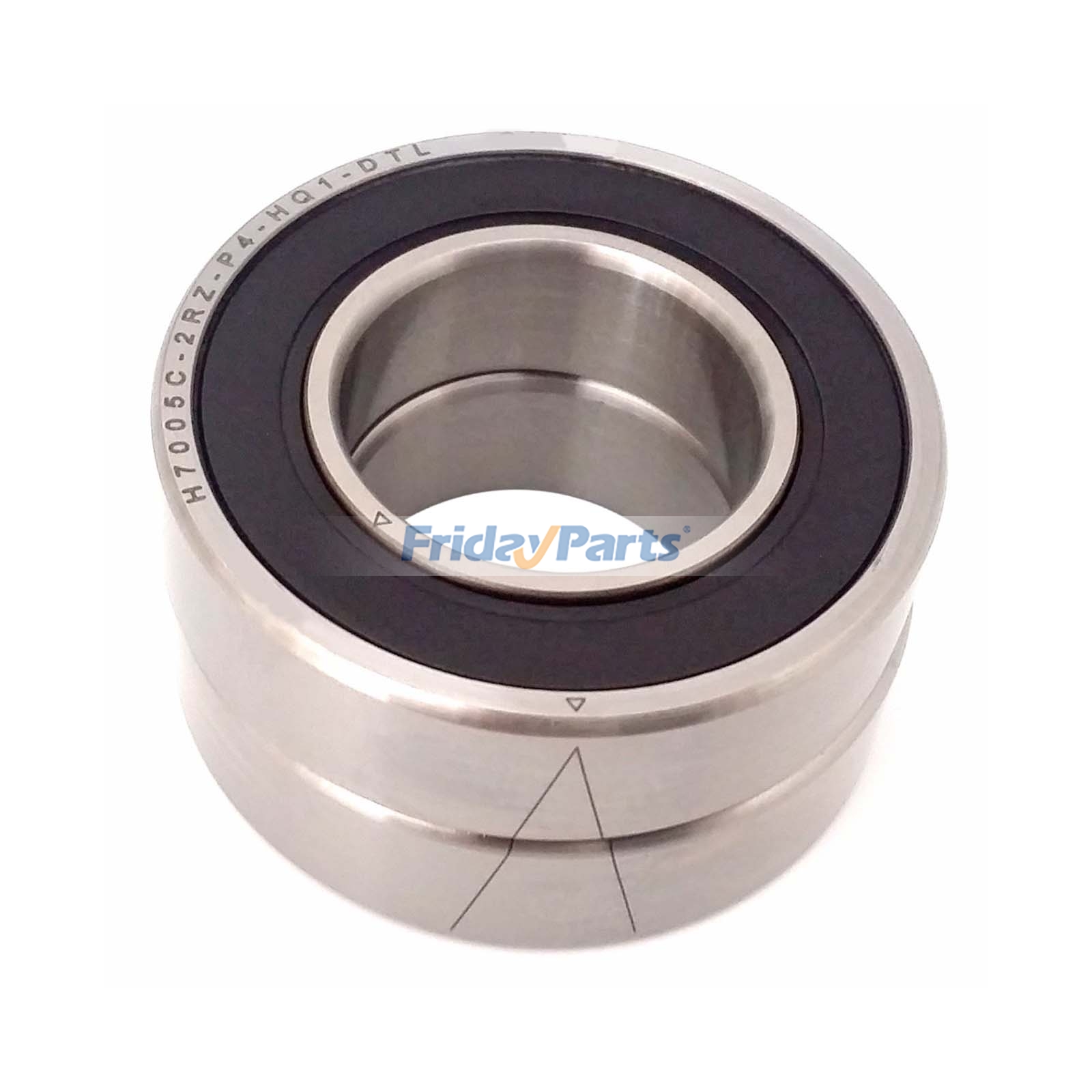 1 Pair Ceramic Ball Sealed Angular Contact Bearing H7005C-2RZ-P4-HQ1-DTL for CNC Machine Spindle