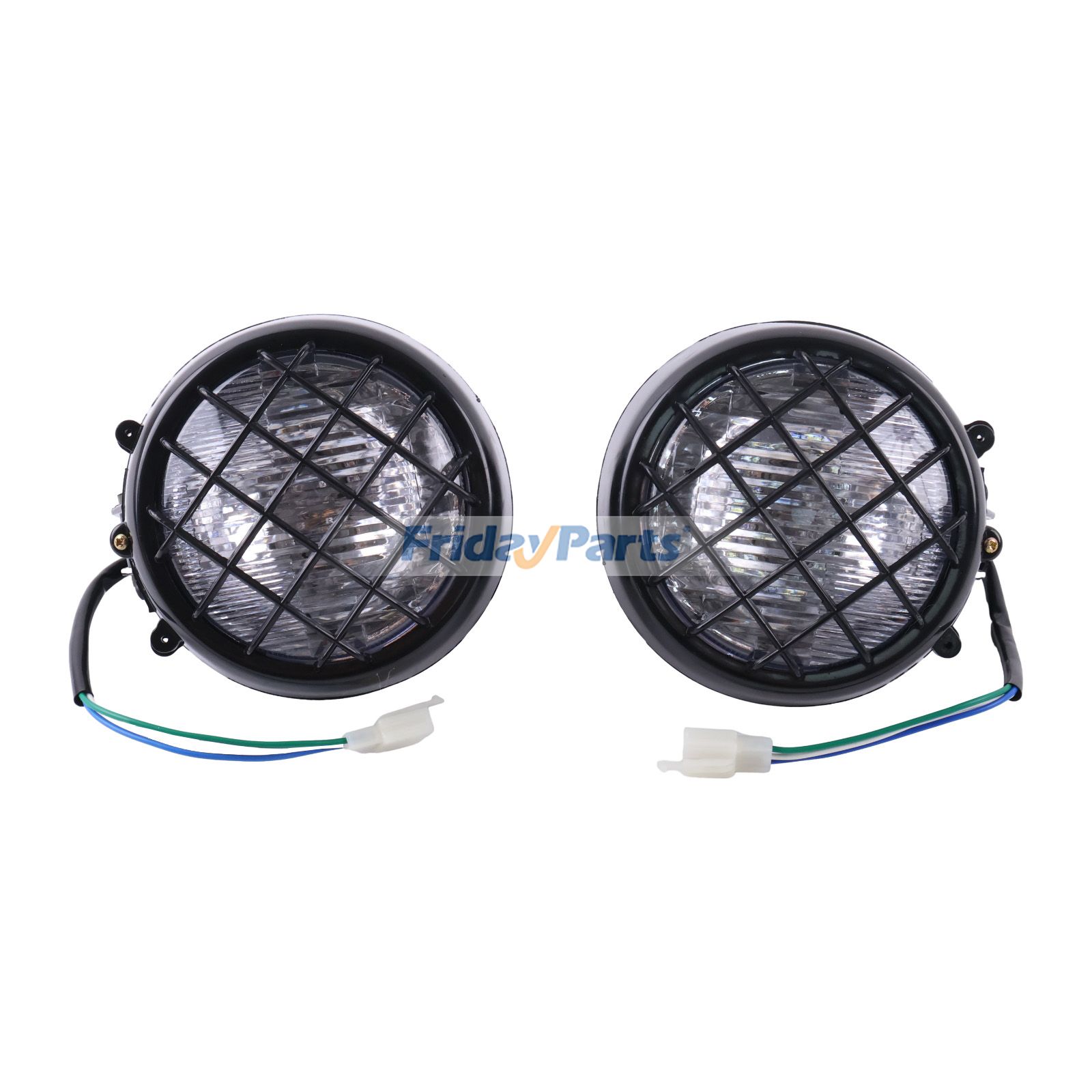 Paire de phares complets 4KB-84169-00-00 pour Yamaha ATV Warrior YFM350X 2002-2004