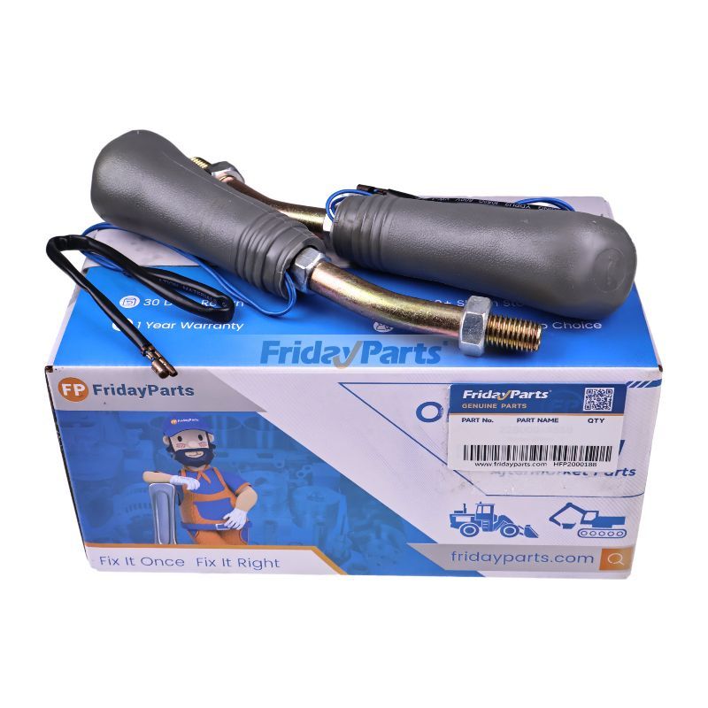 1 par de alças de manipulação de plástico para escavadeira Hitachi EX60-2 EX90 EX100 EX120-2 EX120-3 EX120