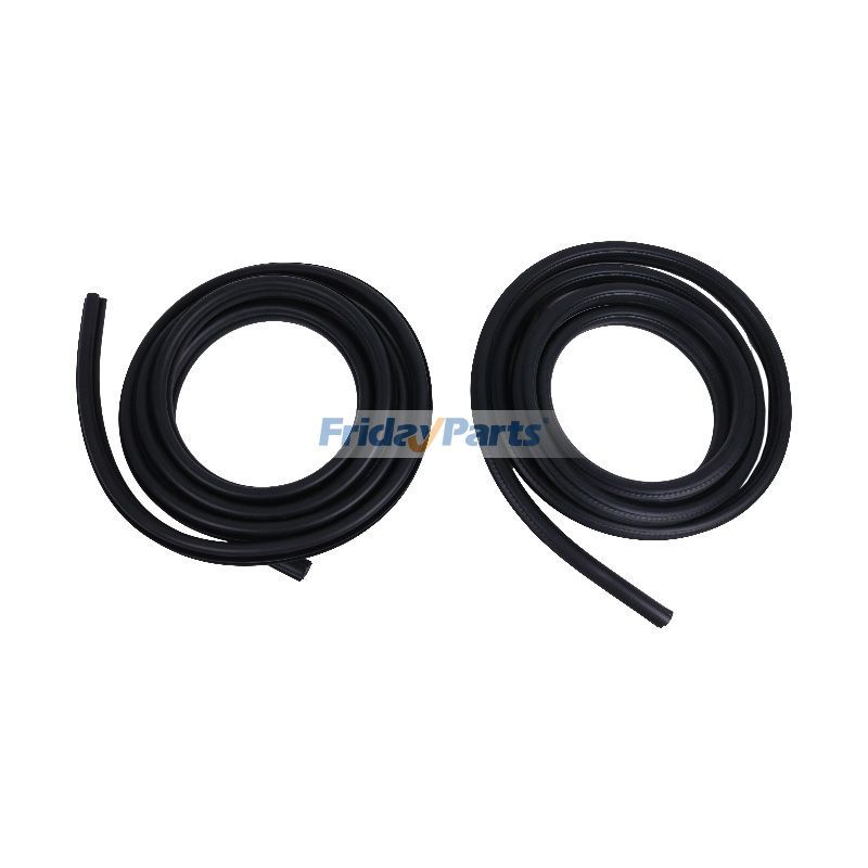 1 Pair Front Door Rubber Weatherstrip Seal 1AWSK00407 for 94-02 Dodge Ram Pickup Truck