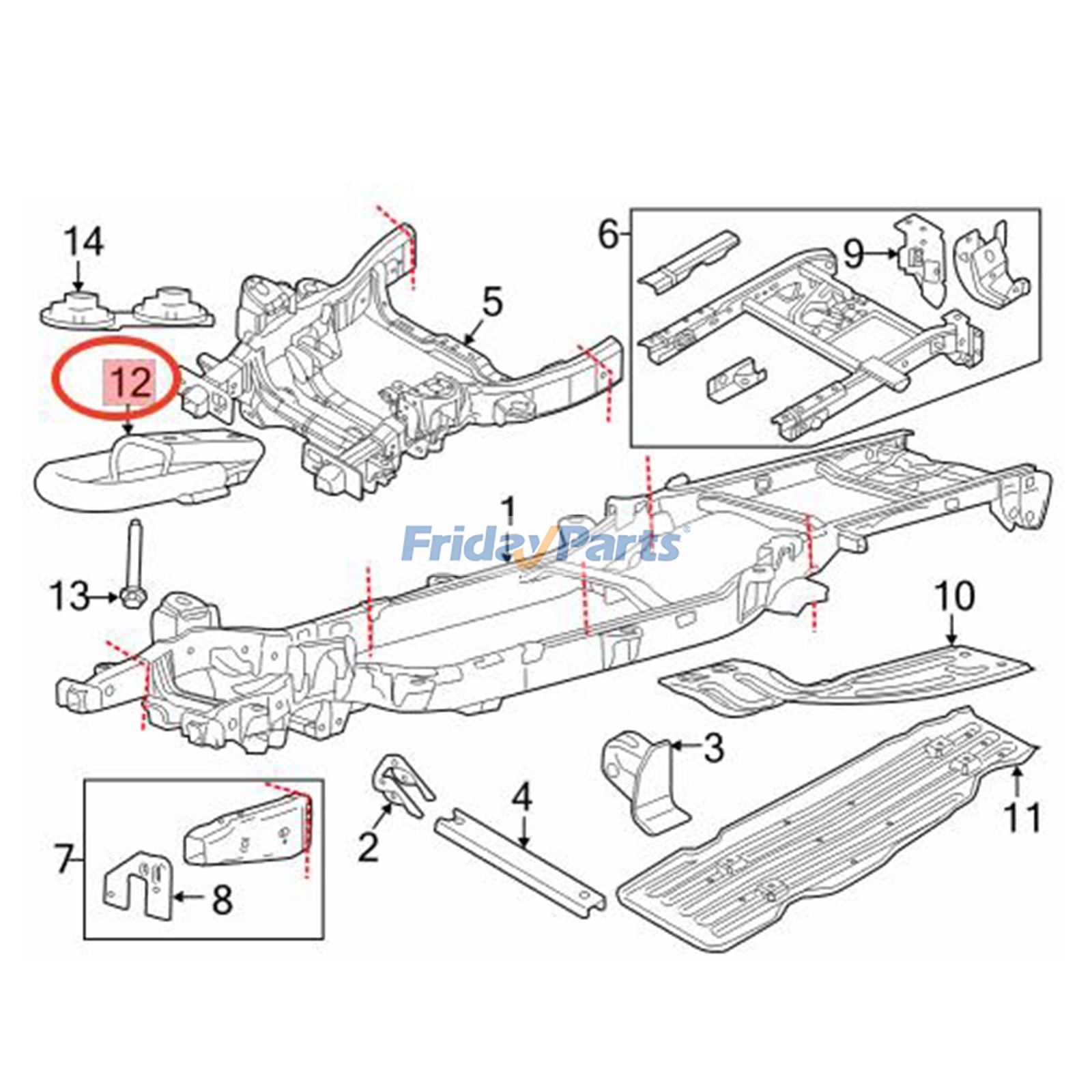 Ford用,他ブランド用車両用牽引フック