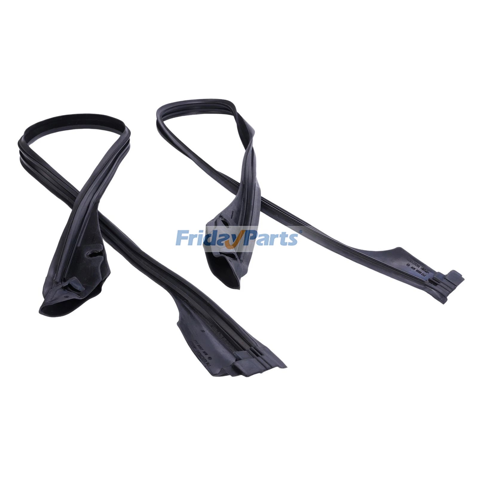 1 Pair Front L & R Door Rubber Seal 51337178007 51337178008 for BMW F01 F02 740i 750i 740Li 2009-2015