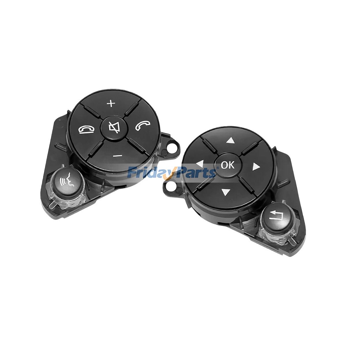 1 Pair Front Steering Wheel Switch Button A2048210351 A2048210451 for 2008-2015 Mercedes W204 W212 GLK Class
