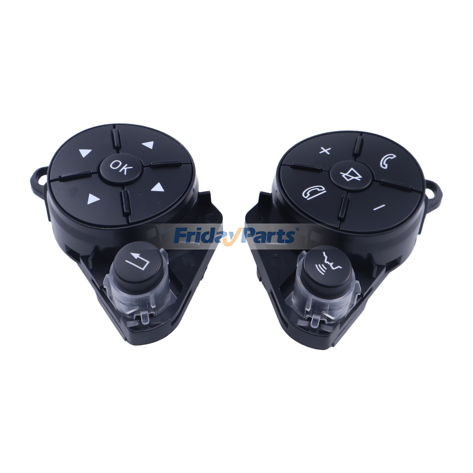 Mercedes Benz用用フロントステアリングホイールスイッチボタン 1ペア A2048210351 A2048210451 2008-2015 メルセデス W204 W212 GLK クラス用