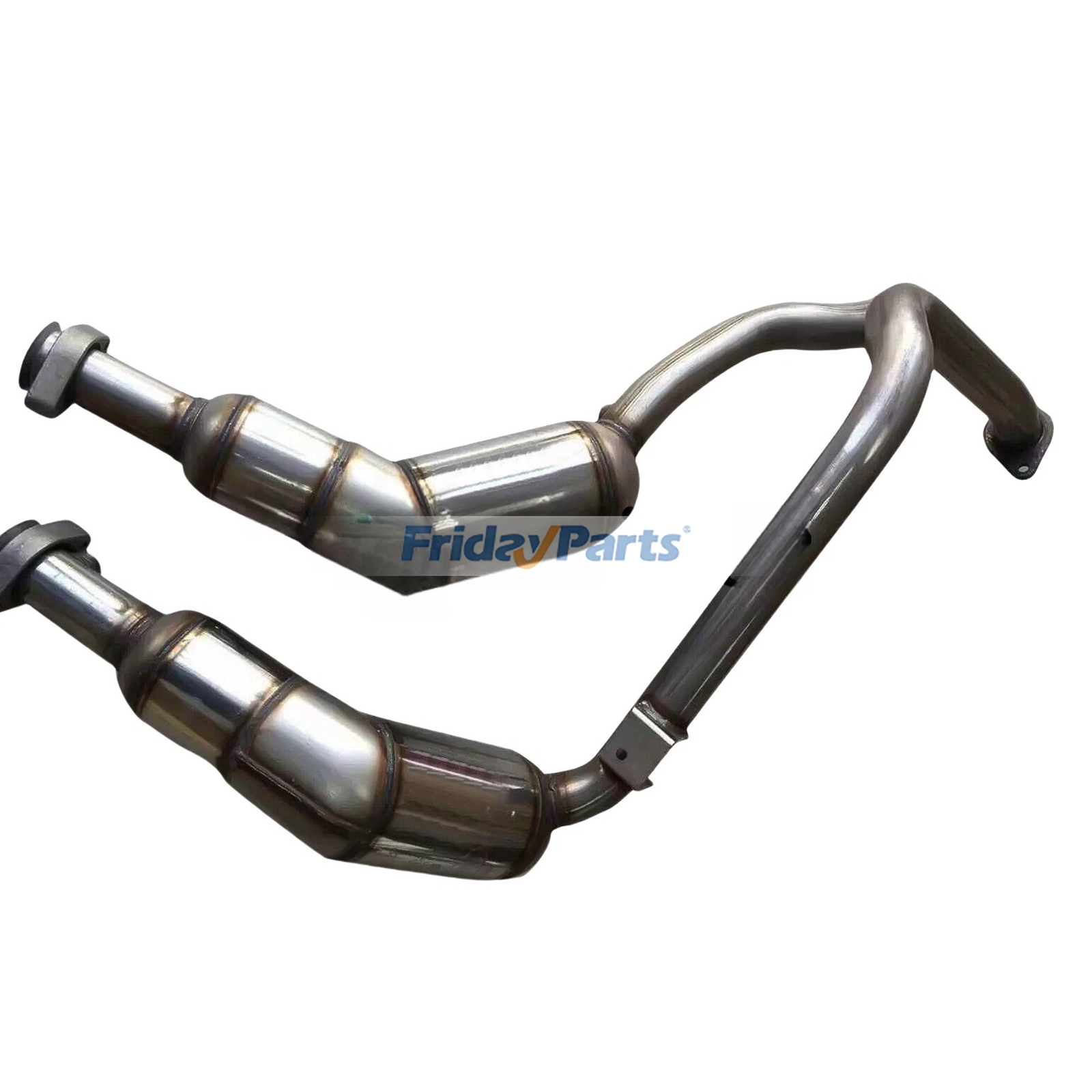 1 Pair Right & Left Catalytic Converter Pipe LR015397 LR013737 for 2010-2013 Land Rover Range Sport 5.0 V8