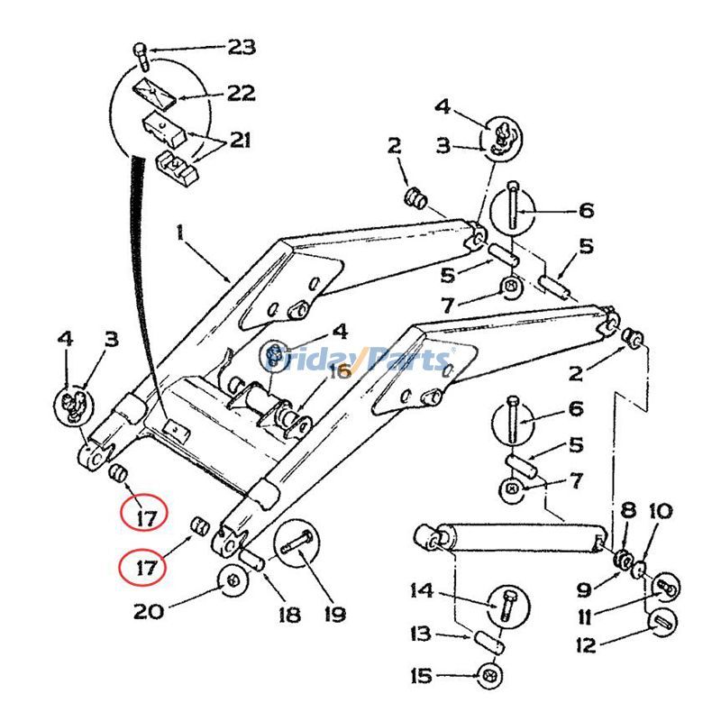 1 PC Arm Bushing Backhoe for Excavator