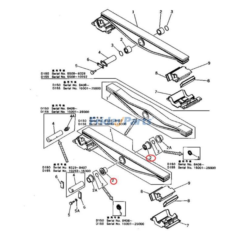 1 PC Bushing 177-50-11160 for Dozer