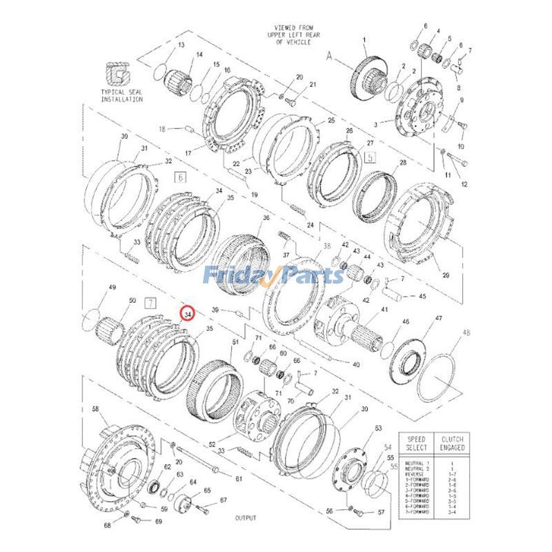 トラクター,トラック,その他 1 PC クラッチプレートピラー CAT