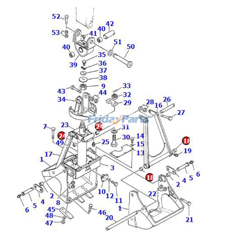 FridayParts Cylinder Bushing PC200-6 PC20-6 PC40-7 PC220-7 PC60-6 PC80-3