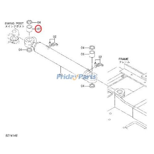4241780 1 PC Sleeve Bearing Bushing 4340371 4428636 for Hitachi Excavator EX18 ...