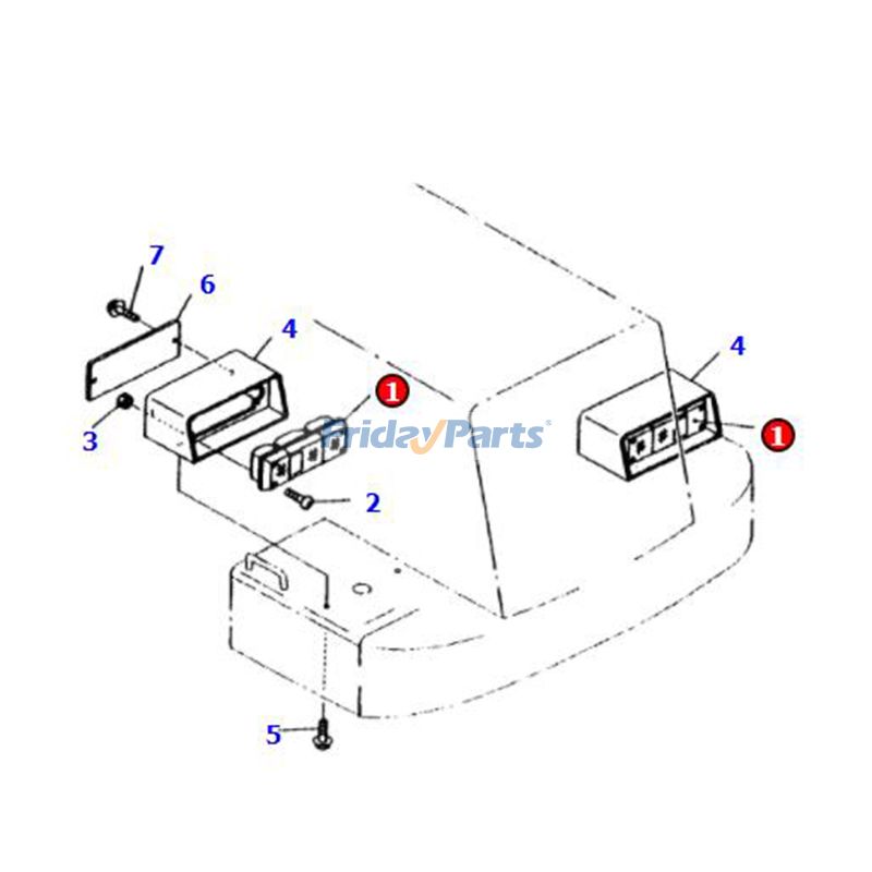 FridayParts Lampenbaugruppe