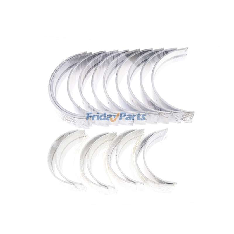 1 Set +0.25mm Main & Connecting Rod Bearing 5406093 4982091 for Cummins Engine B3.3 4B3.3T QSB3.3