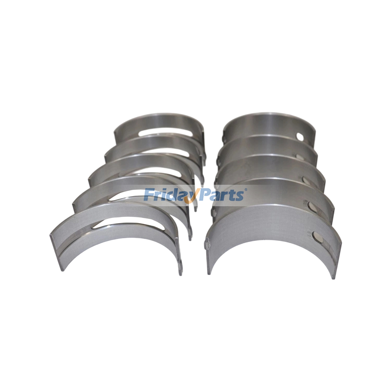1 Set +0.75mm Main Bearing 31126384 for Perkins Engine 4.236 4.248 4.318 4.41 1004.4 1004.42 1004.40T 1004.4T