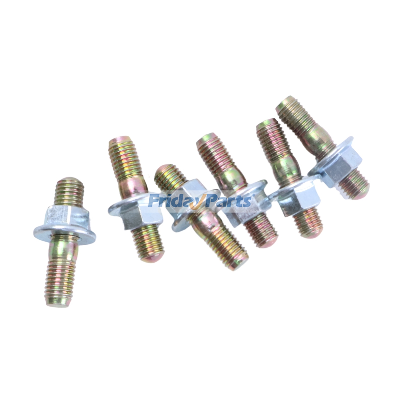 Motor  - 1 conjunto de 6 parafusos do coletor de escape para motor Kubota D1305