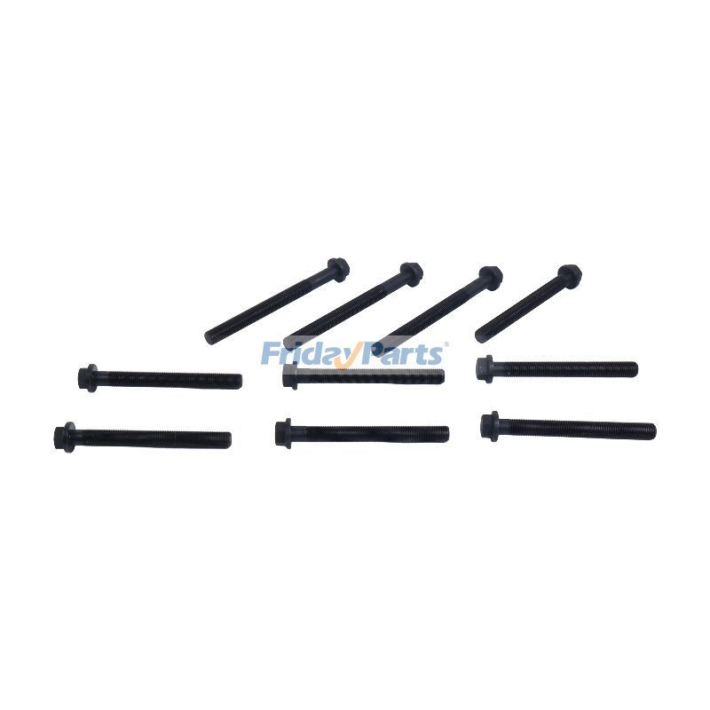 1 Set Cylinder Head Bolt 225-5501 225-5502 for Caterpillar CAT Engine 3054 3054B 3054C 3054E 3054T C3.3 C3.4 C3.4B C4.4 C4.4B Excavator 320