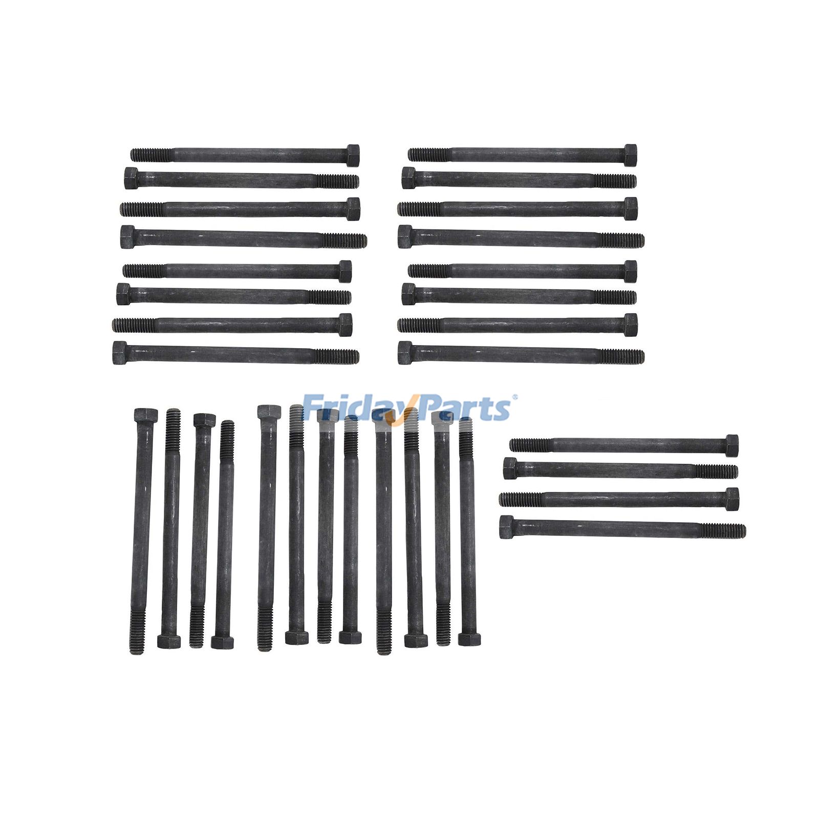 1 Set Cylinder Head Bolt 2H-3750 5F-4899 for Caterpillar CAT Engine 3208 3412 3406B 3406C 3408 3412C C15 3408B Motor Grader 16H 16G Pipelayer 578 589