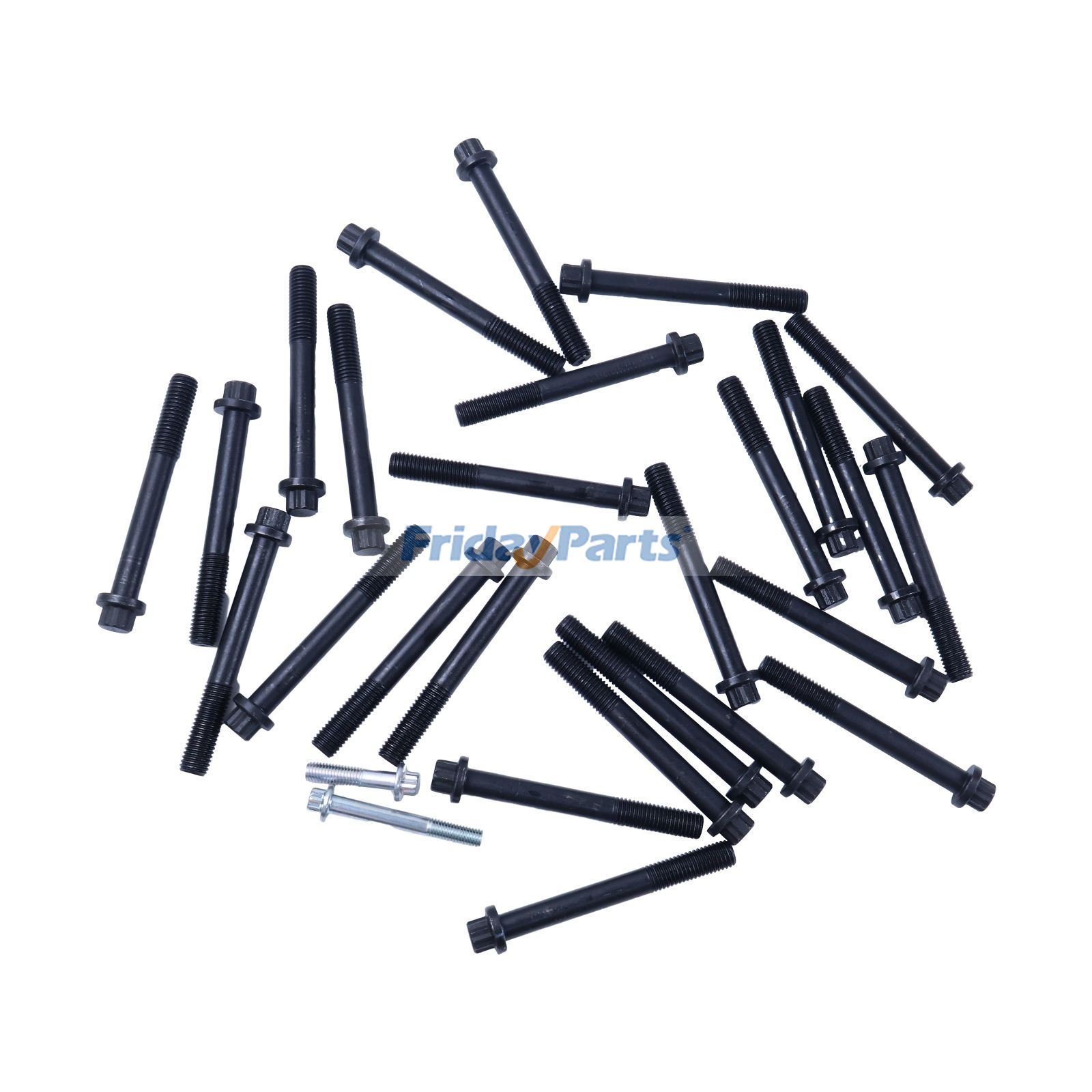 1 Set Cylinder Head Bolt 8-97077638-0 8-94372221-1 for Isuzu Engine 6HK1 4HK1 4HE1 Truck FRD FRR FSS FTR FVZ FTS GVR FSR