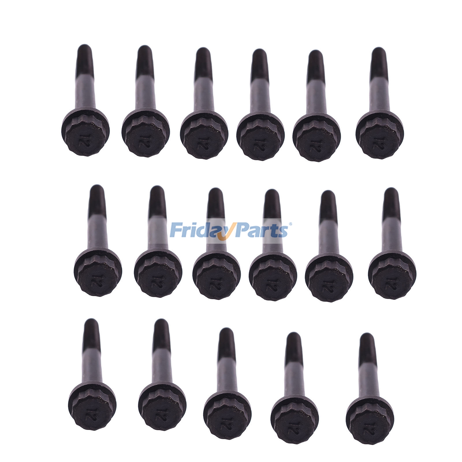 1 Set Cylinder Head Bolt C6204131610 for Cummins Engine B3.3 ISB QSB ISB3.3 QSB3.3