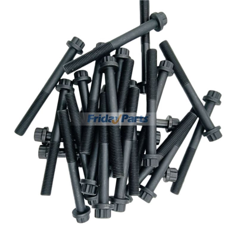 1 jeu de boulons de culasse pour moteur Isuzu 6BD1 6BG1 Doosan Daewoo DB58pourPour HITACHI,Pour ISUZU,Pour SUMITOMO