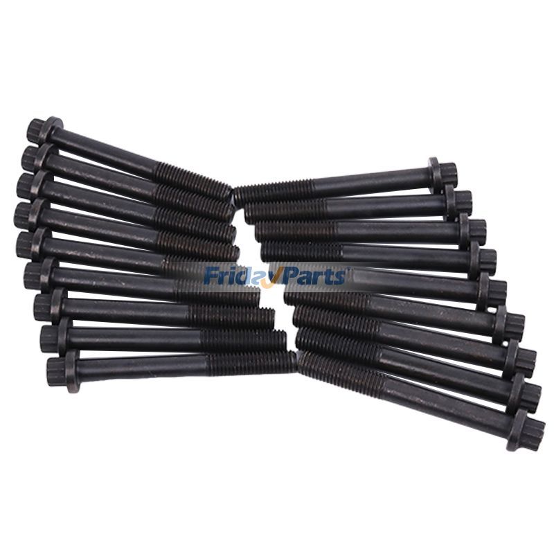 1 juego de pernos de culata para motor Isuzu 4HF1 4HK1 6HK1 6HH1 6HE1 camión NPR66 NQR75 NQR71 NQR90 NPR75 NKR NPR NPR-HD NQR NRR de FridayParts