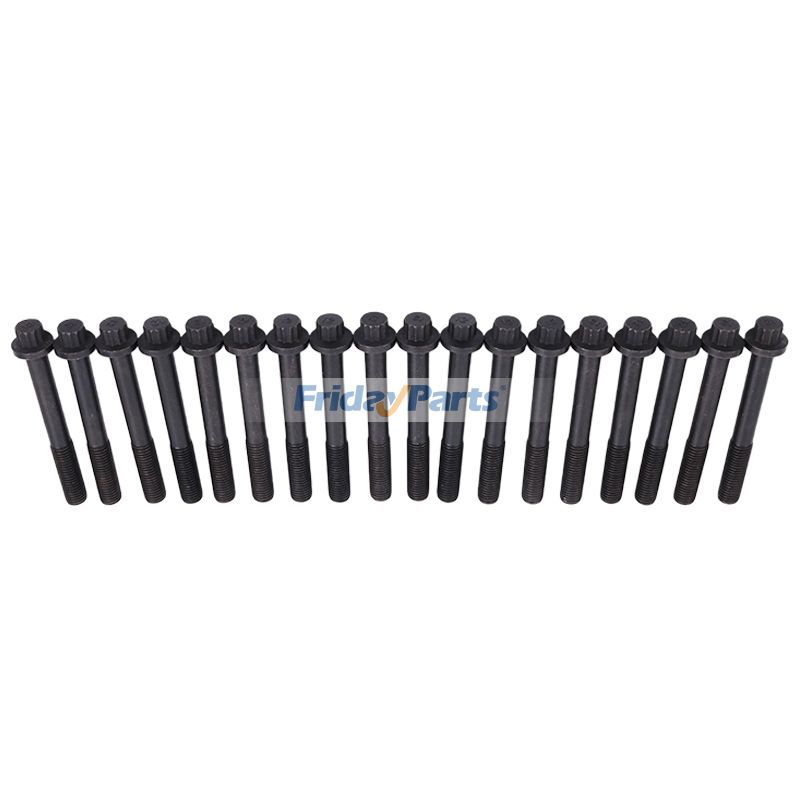 1Set Cylinder Head Bolt for Isuzu Engine 4HF1 4HK1 6HK1 6HH1 6HE1 Truck NPR66 NQR75 NQR71 NQR90 NPR75 NKR NPR NPR-HD NQR NRR