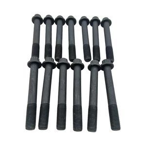 1 Set Cylinder Head Bolt for Isuzu Engine 4LE1 4LE2 Hitachi Excavator EX55 ZX55UR ZX55
