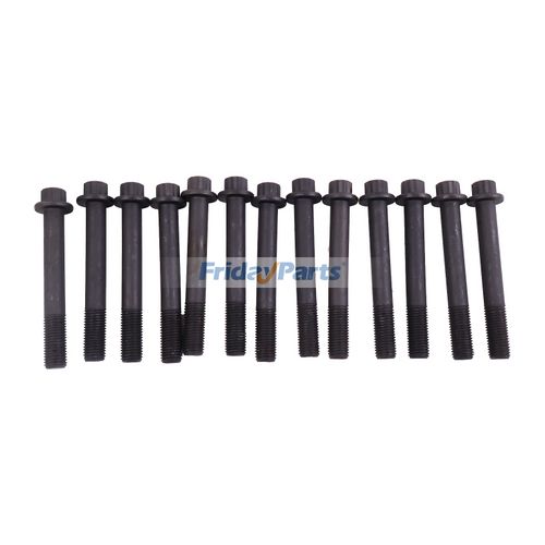 1 conjunto de parafusos de cabeça de cilindro para motor Isuzu 1 conjunto de parafusos de cabeça de cilindro para motor Isuzu