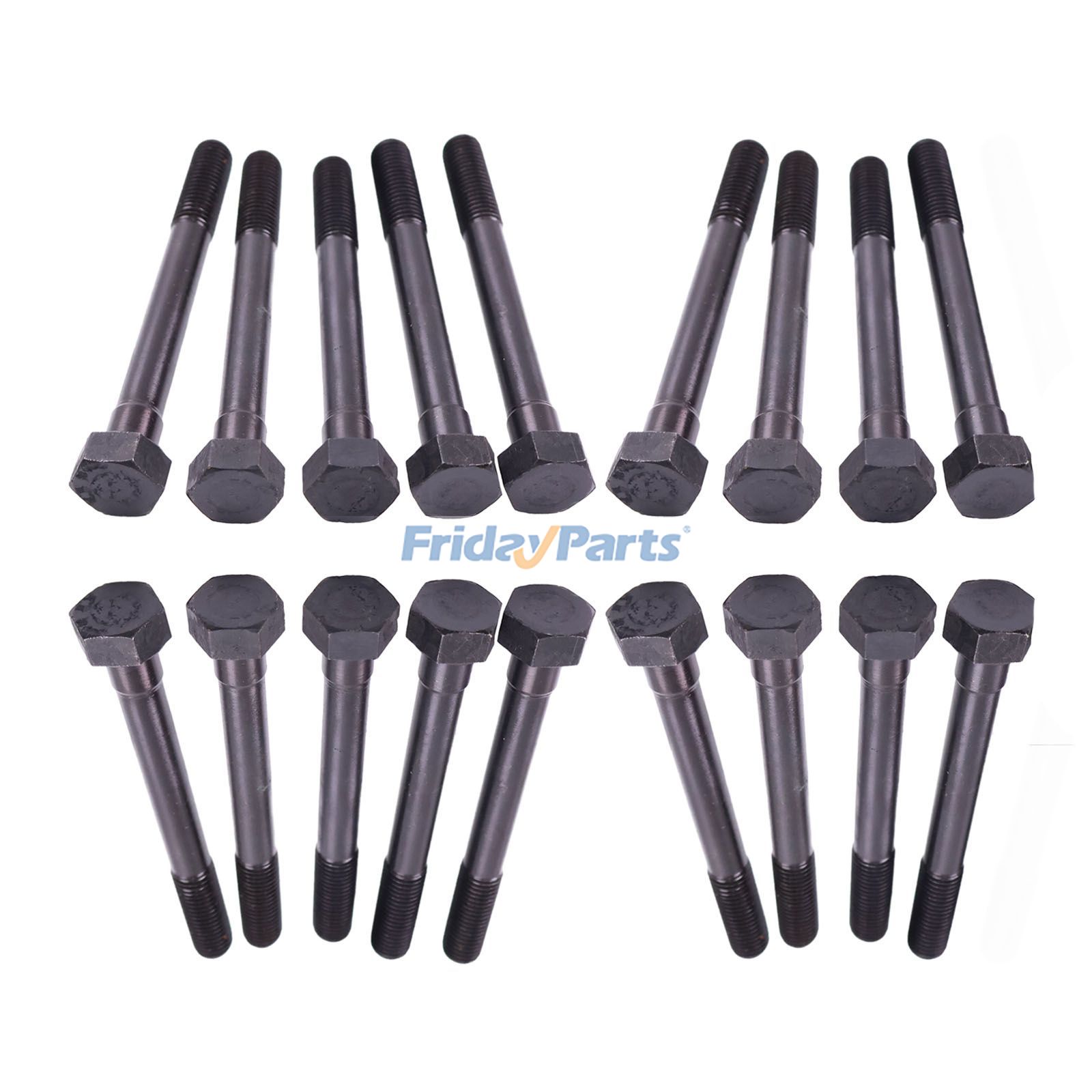 1 jeu de boulons de culasse pour moteur Mitsubishi S4F S4Q S4Q2 S4Q2T S4SpourPour CAT,Pour DOOSAN,Pour Ingersoll Rand,Pour Mitsubishi,Pour AUTRE MARQUE,Pour Clark