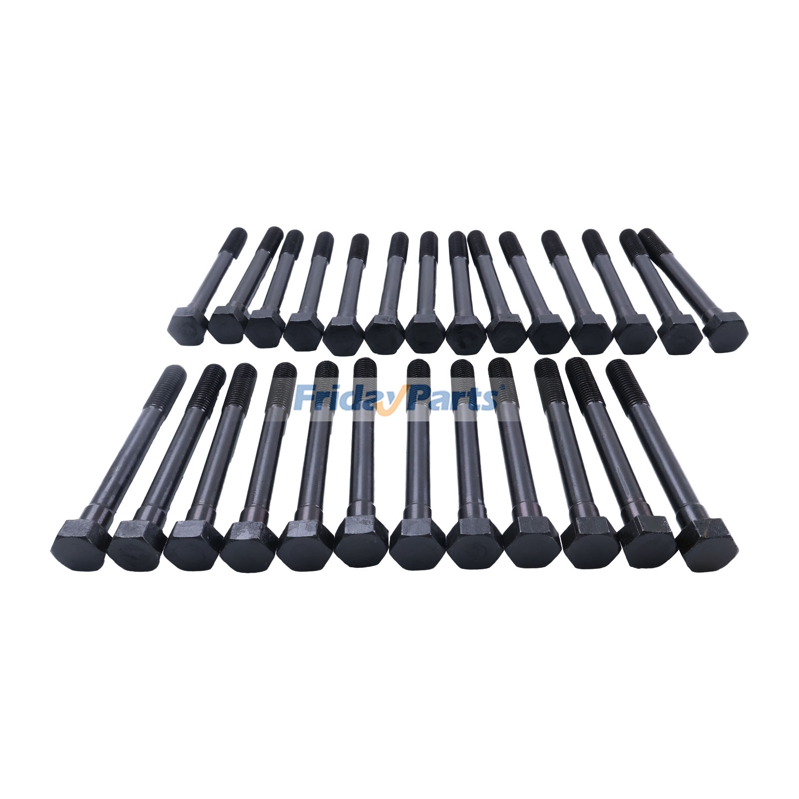 25Pcs Cylinder Head Bolt for Mitsubishi Engine S6S TCM Forklift FD35T9 FD40T9 FD45T9 FD50T9 Hyundai Excavator R160LC-7 R160LC-9S R170W-7 R180LC-7 R95W-3