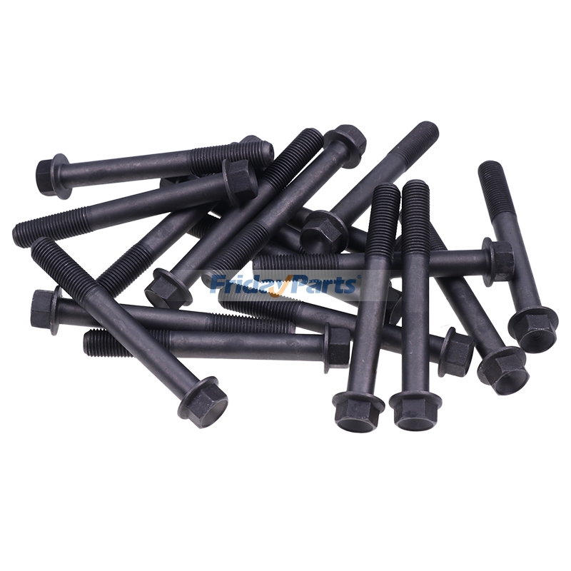 1 Set Cylinder Head Bolt for Yanmar 3TN66 Engine VIO10 SV13 Excavator