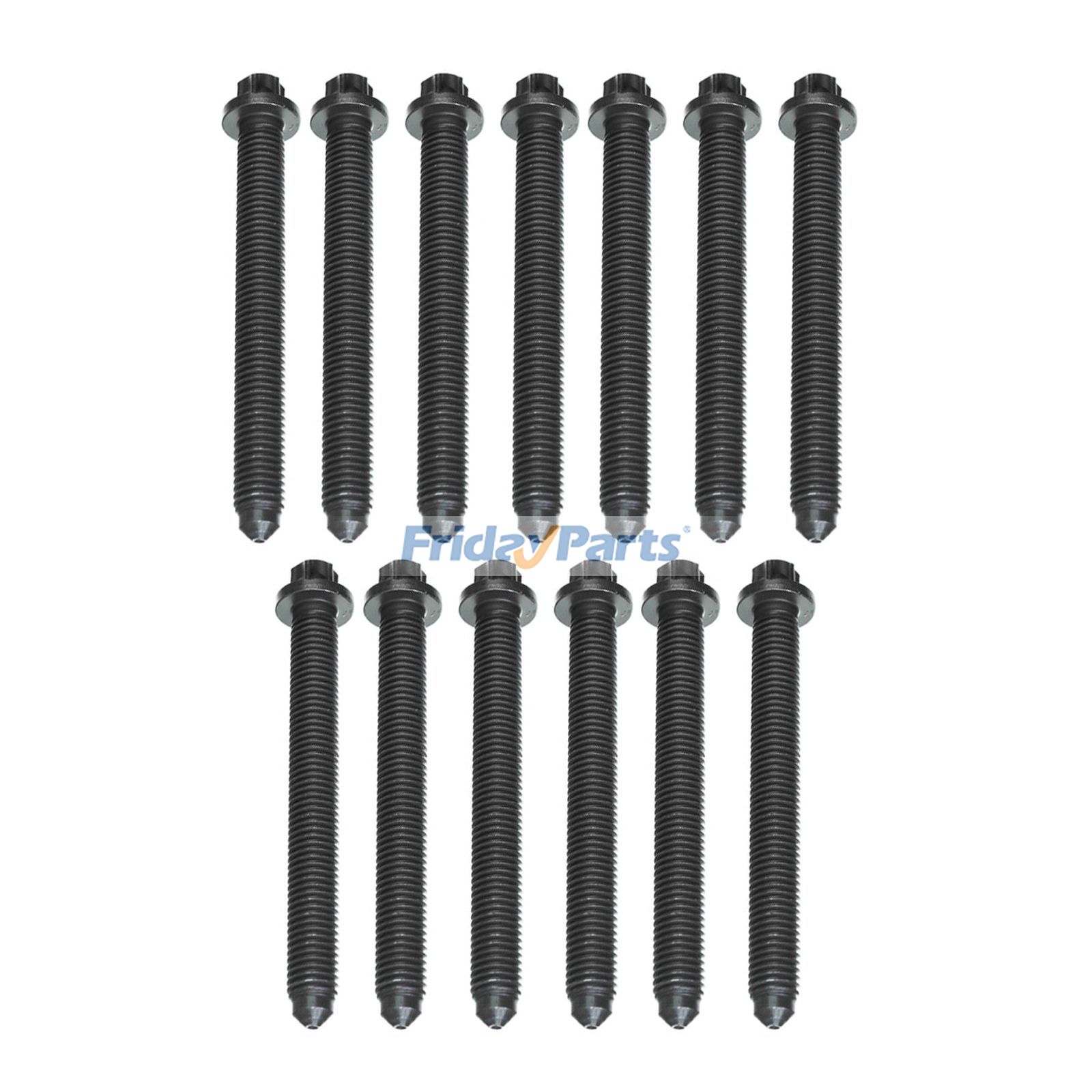 1 Set Cylinder Head Bolt VOE20459838 for Volvo D4D D4E D5D D6D D6E Engine EC160B EC180C EC210C EC220D BL70 BL71 L45G L50G L50H L60G