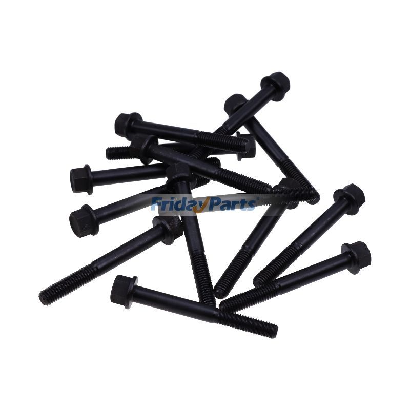 14Pcs Cylinder Head Bolt for Engine,Excavator,Tractor