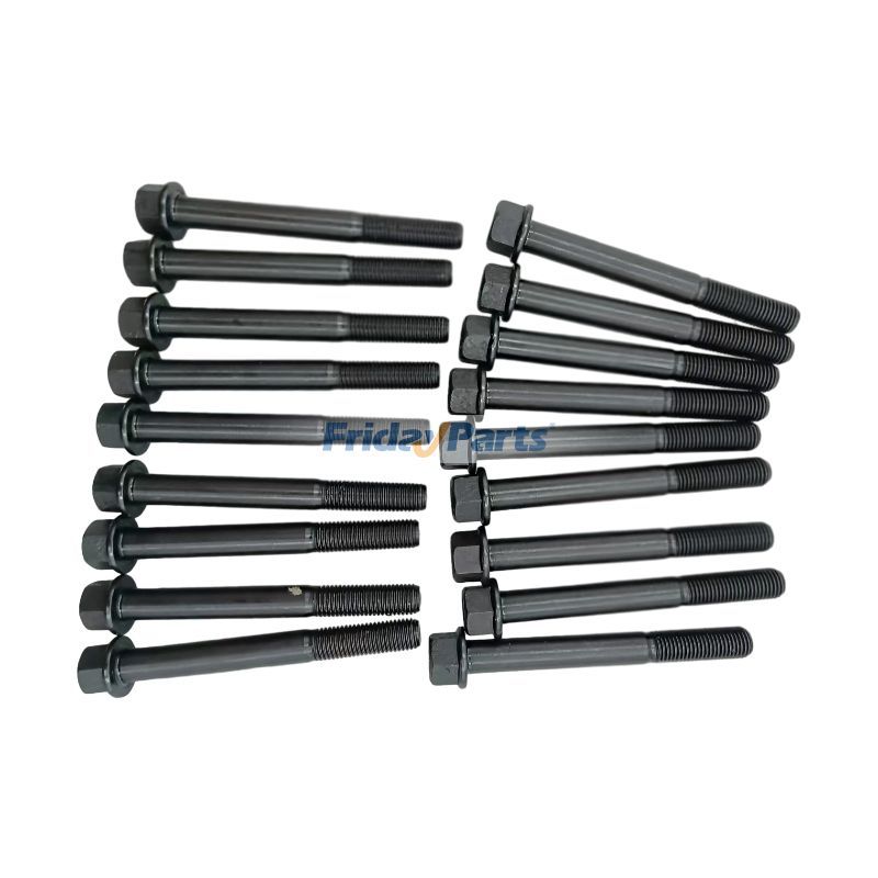 1 Set Cylinder Head Bolts for Kubota Engine D722 D782 D902 V1305 V1500  V1702 V1902 V2607 V3300 V3307 V3600 V3800