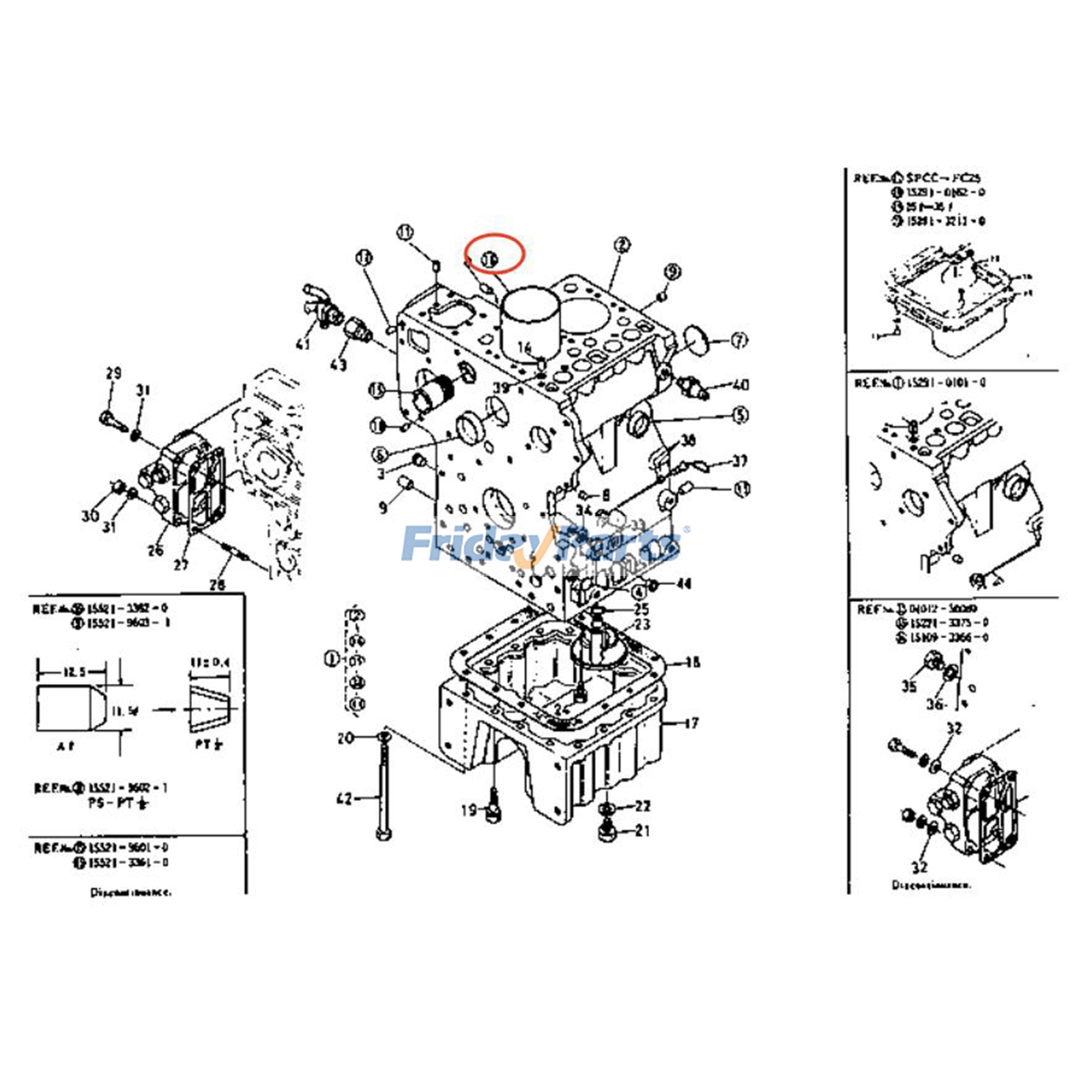 1 Satz Zylinderlaufbuchse 15221-02310 für Kubota Motor D1402 Traktor L175 L225DT L245DT L345DT M4000für Für KUBOTA